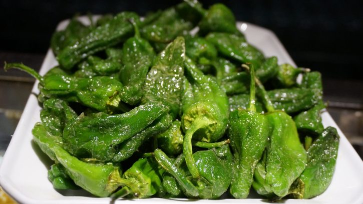 Padron peppers in Madrid